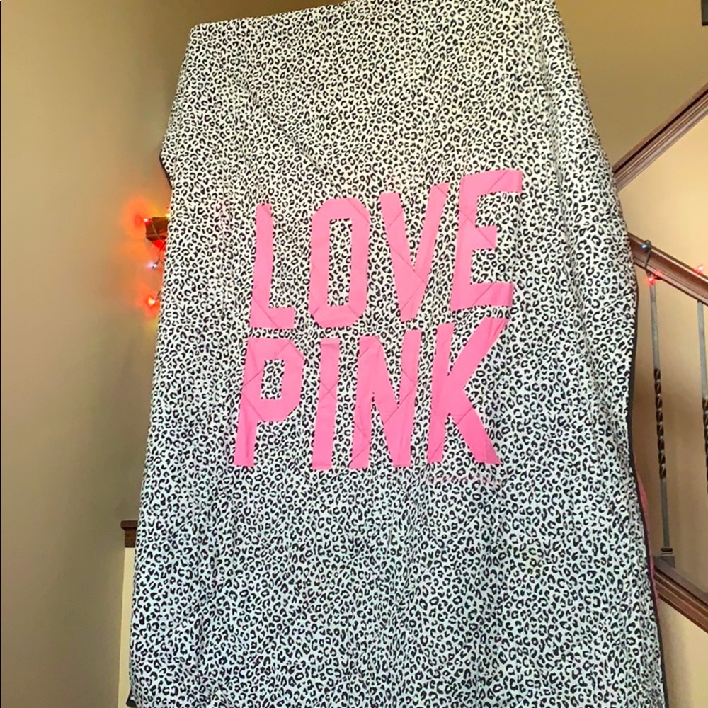 VS Pink Cheetah print Comforter blanket